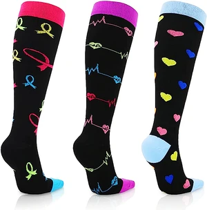 Compression Stockings Men Women Running Socks Pregnant Edema Varicose Veins Marathon Running Sports Compression Socks 20-30 MmHg