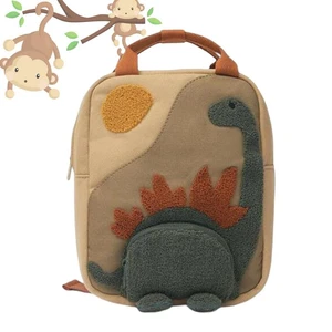 Children's Cartoon Schoolbags Cute Creative Dinosaur Animal Kindergarten Backpack Fashion Boys And Girls Canvas Bags 2022