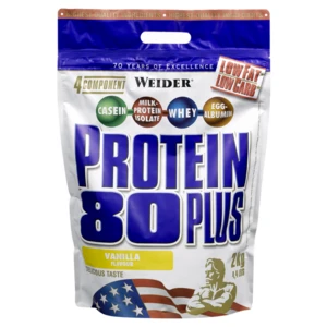 WEIDER Protein 80 plus příchuť vanilka 2000 g