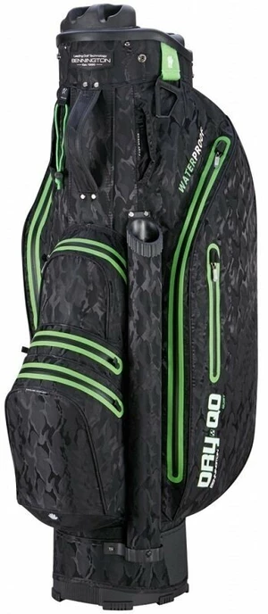 Bennington Dry QO 9 Water Resistant Black Camo/Lime Sac de chariot de golf