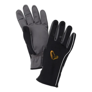 Savage gear rukavice softshell winter glove black - xl