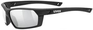 UVEX Sportstyle 225 Black Mat/Litemirror Silver Okulary rowerowe