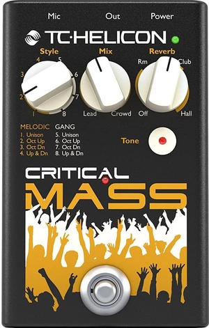 TC Helicon Critical Mass Procesador de efectos vocales