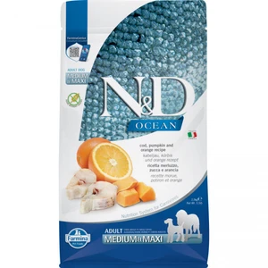 N&D Ocean Dog Adult Medium/Maxi Codfish&Pumpkin&Orange 2,5kg