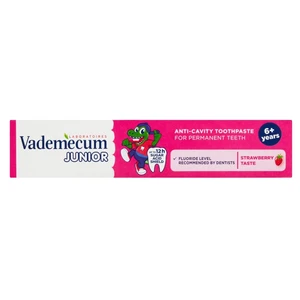 VADEMECUM Junior jahoda 6+ Zubní pasta 75 ml