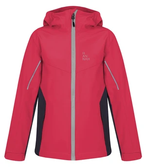 Girl's softshell jacket Hannah CAPRA JR geranium/night sky