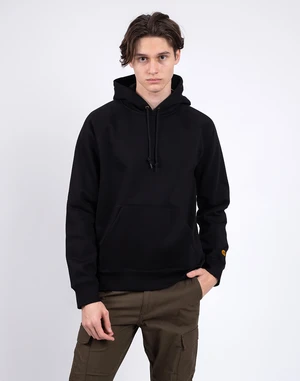 Carhartt WIP Hooded Chase Sweat Black/Gold XL