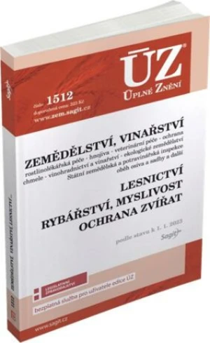 ÚZ 1512 Zemědělství, Vinařství, Lesnictví, Myslivost, Rybářství, Ochrana zvířat