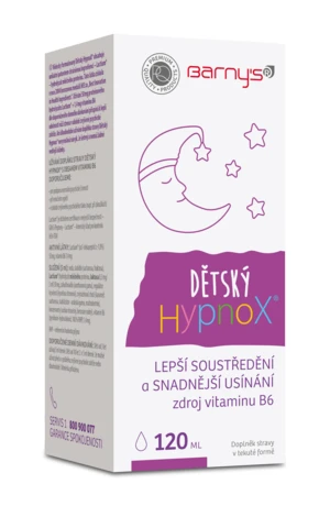 BARNY'S Dětský HypnoX zklidňující sirup 120 ml