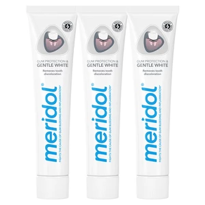 MERIDOL Gum protection Gentle White Zubní pasta pro ochranu dásní a jemné bělení 3x 75 ml