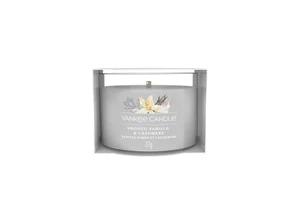 Yankee Candle Votivní svíčka ve skle Smoked Vanilla & Cashmere 37 g