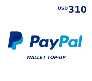 PayPal Wallet 310 USD Top Up