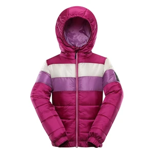 Children's hi-therm jacket ALPINE PRO KISHO fuchsia red