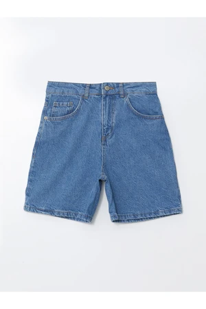 LC Waikiki Bermuda Fit Women's Jean Shorts