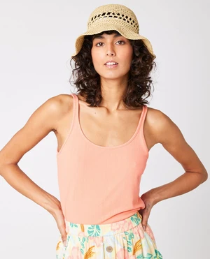 Rip Curl AMANTEA RIB TOP Coral Tank Top