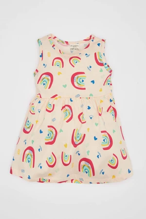 DEFACTO Baby Girl Patterned Sleeveless Dress