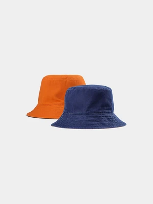 Men's Reversible Bucket Hat 4F - Dark Blue/Orange