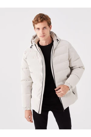 LC Waikiki Standard Mold Hooded Men's Puffer Coat