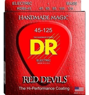 DR Strings RDB5-45 Saiten für 5-saitigen E-Bass, Saiten für 5-Saiter E-Bass