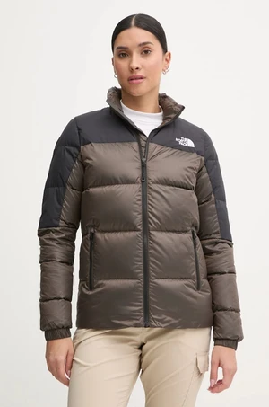 Péřová sportovní bunda The North Face Diablo 2.0 hnědá barva, NF0A89900BI1