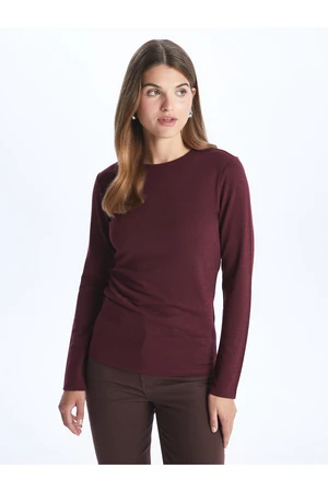 LC Waikiki Crew Neck Plain Long Sleeve Women's T-Shirt