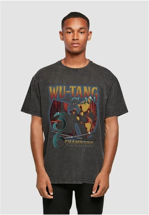 Men's T-Shirt Wu Tang 36 Chambers Acid Was Black