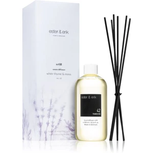 ester & erik room diffuser white thyme & moss (no. 42) náplň do aróma difuzérov 300 ml