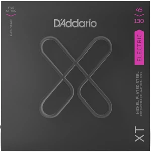 D'Addario XTB45130 Struny do gitary basowej 5-strunowej