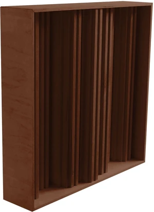 Mega Acoustic Acoustic Fractal Diffuser with Frame Walnut Diffusor