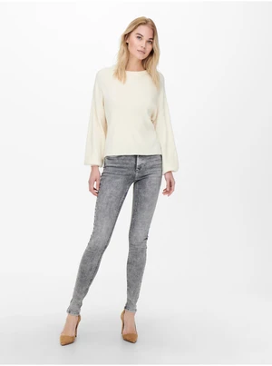 Damskie szare dżinsy skinny fit ONLY - Damskie