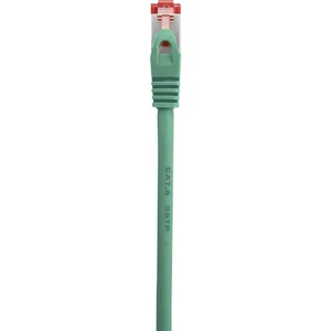 Renkforce RF-3432120 RJ45 sieťové káble, prepojovacie káble CAT 6 S/FTP 15.00 m zelená s ochranou, pozlátené kontakty, s