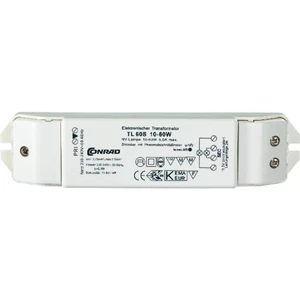 Basetech BT-1668266 transformátor na halogénové osvetlenie  12 V 10 - 60 W stmievací s fázovým stmievačom pre vypnutie