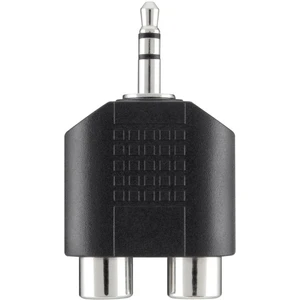 Belkin F3Y120bf  jack / cinch audio Y adaptér [1x jack zástrčka 3,5 mm - 2x cinch zásuvka] čierna