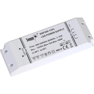 Dehner Elektronik LED 12V200W-MM-EU napájací zdroj pre LED, LED driver  konštantné napätie 200 W 15 A 12 V/DC schválenie