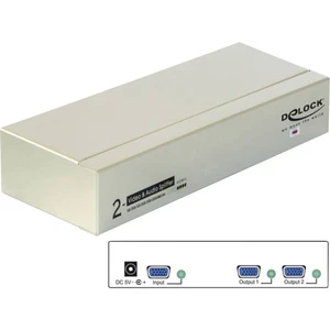 Delock 87654 2 porty VGA splitter  2048 x 1536 Pixel sivá