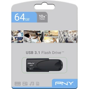 PNY Attaché 4 3.1 64GB USB flash disk 64 GB čierna FD64GATT431KK-EF USB 3.1 (Gen 1x1)