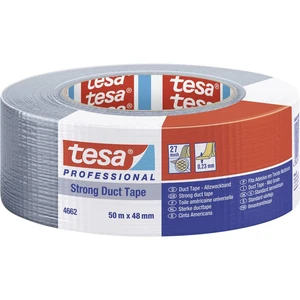 tesa STRONG 04662-00086-02 páska so skleným vláknom tesa® Professional strieborná (d x š) 50 m x 48 mm 1 ks