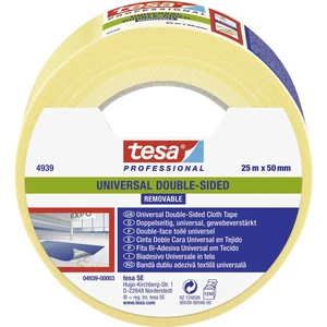 tesa UNIVERSAL REMOVABLE 04939-00003-11 Gaffer tape tesa® Professional biela (d x š) 25 m x 50 mm 1 ks