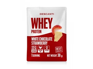 Descanti Whey Protein White Chocolate Strawberry 30g