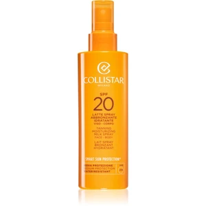 Collistar Smart Sun Protection Tanning Moisturizing Milk Spray SPF 20 ochranné mléko ve spreji SPF 20 200 ml