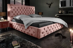 Chesterfield postel PALLAS 160 Dekorhome Růžová