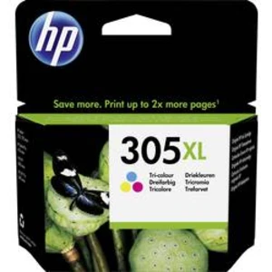 HP Ink 305XL originál azurová, purpurová, žlutá 3YM63AE