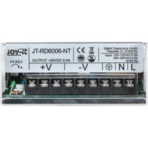 Průmyslový napájecí zdroj, pevné napětí Joy-it 60 V/DC (max.), 6.6 A (max.), 400 W