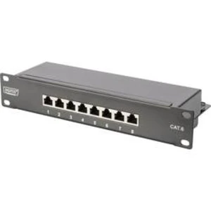 Síťový patch panel Digitus DN-91608S, 8 portů, CAT 6, 1 U