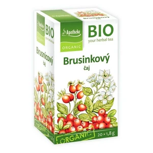 APOTHEKE Brusinkový čaj BIO 20 sáčků