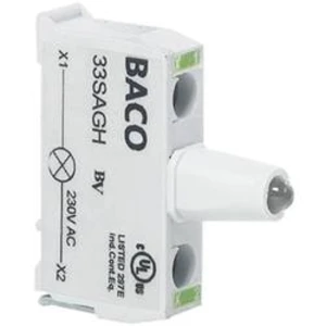 LED kontrolka BACO BA33SAYL, N/A, 12 V/DC, 24 V/DC, 1 ks