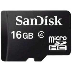 Paměťová karta microSDHC, 16 GB, SanDisk SDSDQM-016G-B35, Class 4