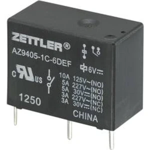 Miniaturní zátěžové relé AZ9405, 10 A 9 V/DC 10 A Zettler Electronics AZ9405-1C-9DEF