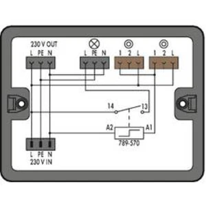 Rozvodný box WAGO 25 A, 250 V, černá, 1 ks