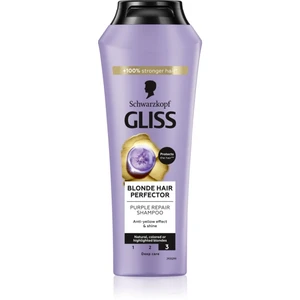 Schwarzkopf Gliss Blonde Hair Perfector vlasový šampon neutralizující žluté tóny 250 ml